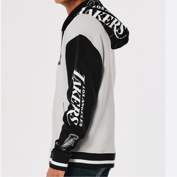 Lakers Graphic Button up Hoodie - Picture 2 of 3